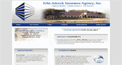 Desktop Screenshot of adcockinsurance.com
